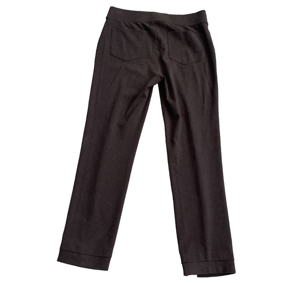 Duluth Trading NoGA Natural Relaxed Leg Pant Women Medium Brown Pull On Stretch - Picture 7 of 8